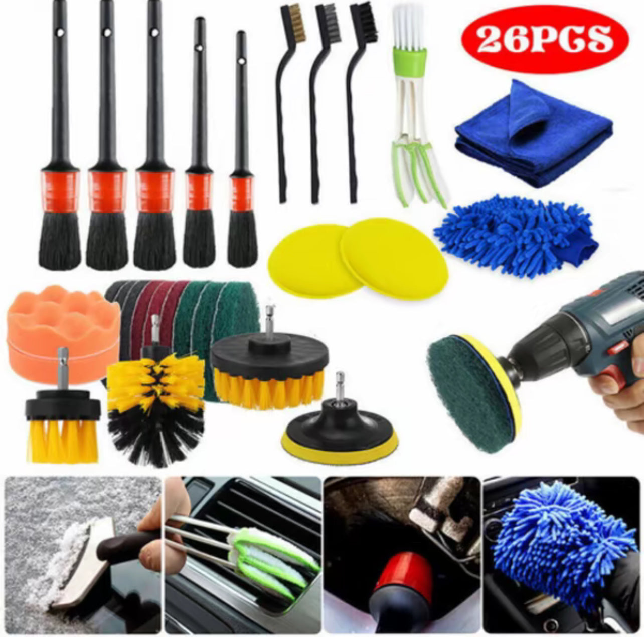 26pc car cleaning kit SALE