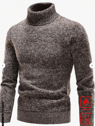 Manfinity Homme Men's Crew Neck Long Sleeve Minimalist Sweater, Casual Everyday Wear